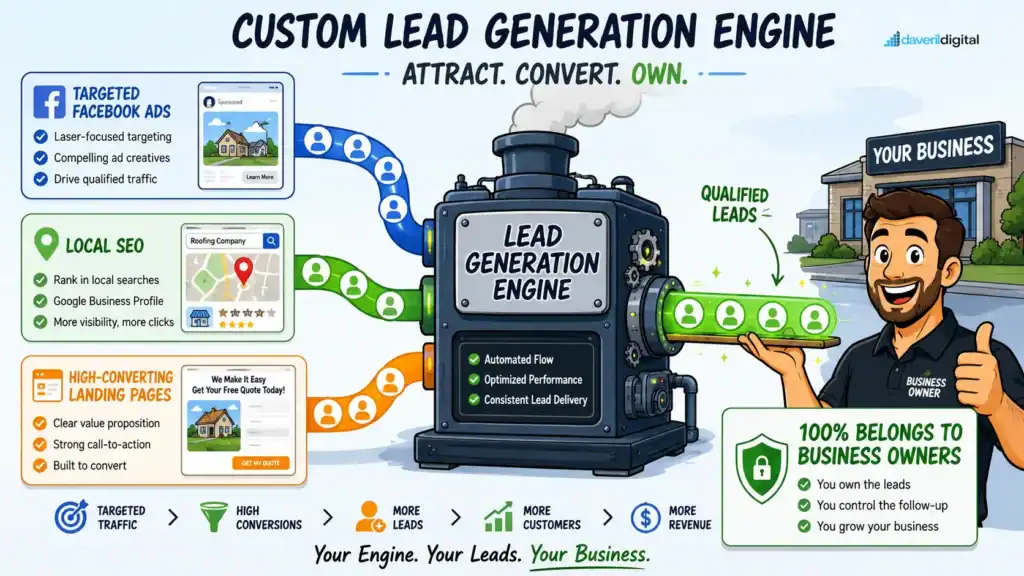 Custom Lead Generation Engine for Remodelers by Daveril Digital
